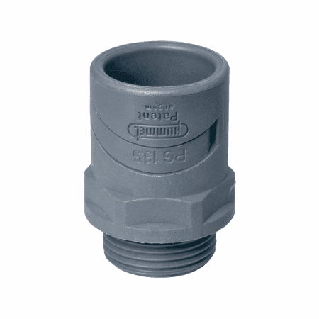 TERMINACAO RETA SM-N NPT 3/8 CINZA PARA CONDUITE DN10 1511380070 HUMMEL