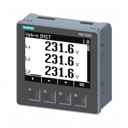 MULTIMEDIDOR PAC1020 230/400V MODBUS RTU (RS485) 7KM1020-0BA01-1DA0 SIEMENS