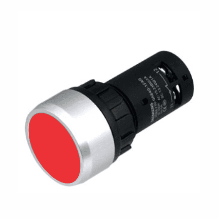 BOTAO DE COMANDO MONOBLOCO VERMELHO 1NA 1NF MECANISMO PULSADO 22MM 3SB6230-0AB20-1FA0 SIEMENS