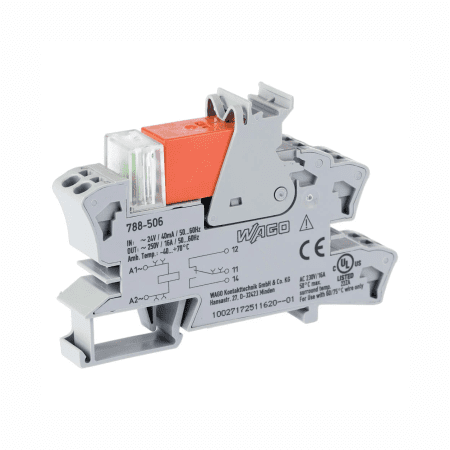 MODULO RELE 24VCA 1NAF 16A 2,5MM2 788-506 WAGO