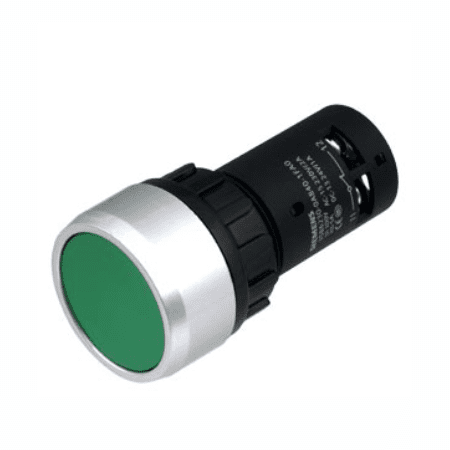 BOTAO DE COMANDO MONOBLOCO VERDE 1NA 1NF MECANISMO PULSADO 22MM 3SB6230-0AB40-1FA0 SIEMENS