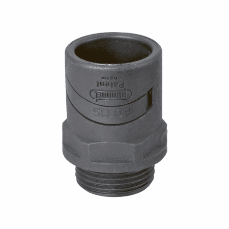 TERMINACAO RETA SM-N NPT 1/2 PRETO PARA CONDUITE DN17 1511121770 HUMMEL