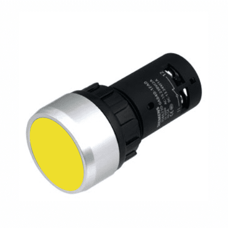 BOTAO DE COMANDO MONOBLOCO AMARELO 1NA 1NF MECANISMO PULSADO 22MM 3SB6230-0AB30-1FA0 SIEMENS