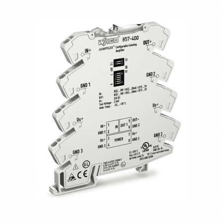 CONDICIONADOR DE SINAL DE SAIDA CORRENTE/TENSAO 24VCC 6MM CINZA 857-810 WAGO