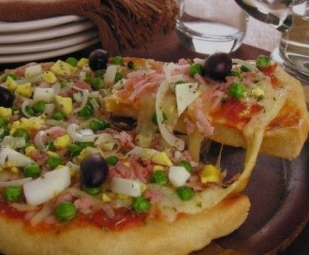 PORTUGUESA (PRESUNTO, CALABRESA, OVO, PIMENTÃO, CEBOLA)