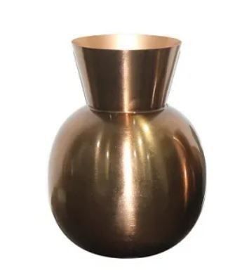 VASO METAL BOLA CONE MEDIO 13X13X18