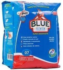 TAPETE HIGIÊNICO - BLUE PREMIUM C/ 07