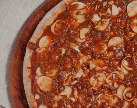 PALMITO A BOLONHESA ( PALMITO AO MOLHO BOLONHESA E MUSSARELA)