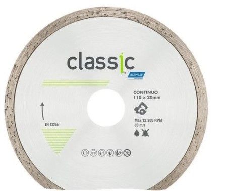 DISCO CORTE DIAMANTADO CLASSIC 110X20MM