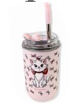 COPO NEO INOX C/TAMPA ANTIVAZAMENTO GATINHA MARIE 300ml
