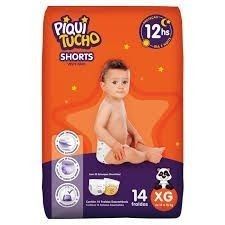FRALDA INF. PIQUITUCHO SHORT XG C/14