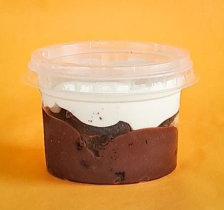 POTE DO AMOR BRIGADEIRO DE NINHO CREMOSO, BROWNIE E MOUSSE DE NINHO