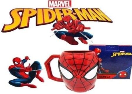 CANECA 3D HOMEM- ARANHA 400 ml
