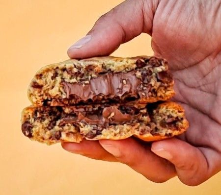 COOKIE RECHEADOS COM NUTELLA