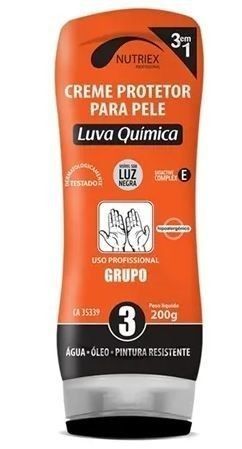 LUVA QUIMICA PARA PELO 200G NUTRIEX