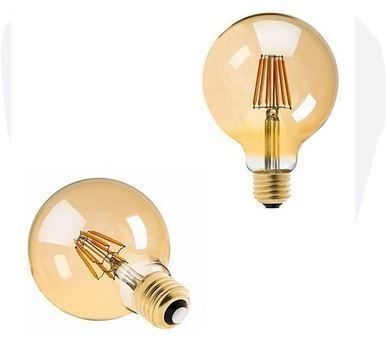 LAMP LED FIL GLOBO 4W AMBAR PHILBRA