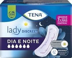 TENA LADY DISCREET DIA E NOITE C/12