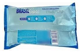TOALHA UMED. INF. BRASILCARE C/300 UNID.