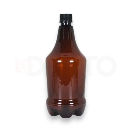 Growler 1000ml com tampa Rosca Preta - kit 77 und