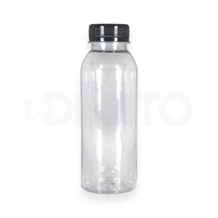 Frasco 300ml com tampa Rosca Preta- kit 288 und