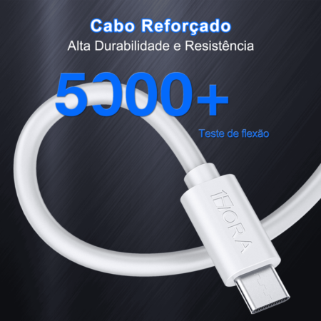 1HORA CABO DE DADOS USB PARA C 1M 2.1A PVC - UNIDADE