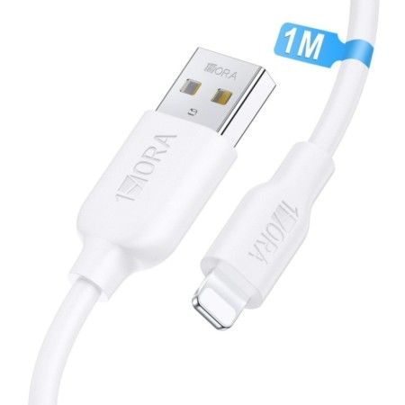 1HORA CABO DE DADOS USB-LIGHTNING 1M 2.1A PVC - UNIDADE
