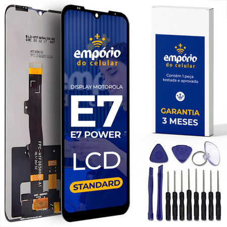 DISPLAY COMPATÍVEL COM MOTO E7 / E7 POWER STANDARD