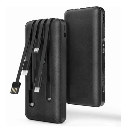 1HORA POWER BANK 10000MAH COM 4 CABOS INTEGRADOS XY - UNIDADE