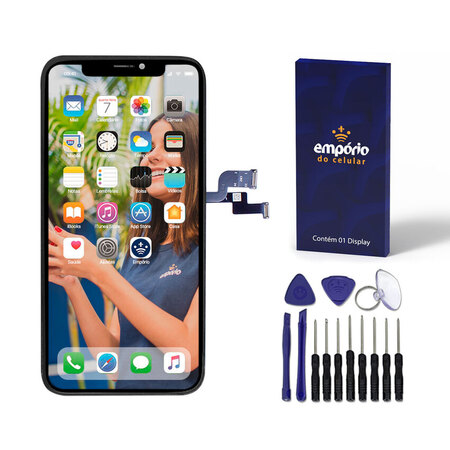 DISPLAY COMPATÍVEL COM IPHONE X EMPÓRIO PRO