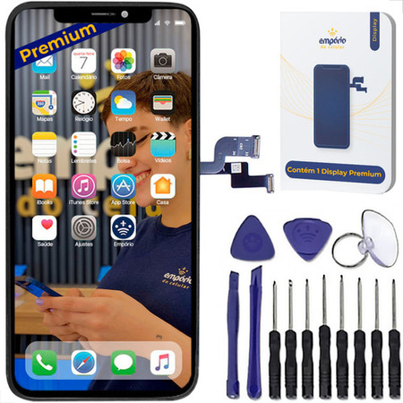 DISPLAY COMPATÍVEL COM IPHONE X PREMIUM