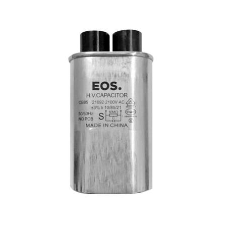 Capacitor Simples Oval EOS 0,95 Uf X 2100V Terminal Estreito 4,8mm