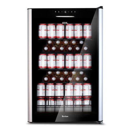 Cervejeira EOS Bierhaus 115 Litros Frost Free com Compressor Porta de Vidro e Acabamento em Inox ECE131 110V
