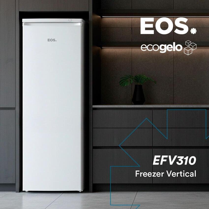 Freezer Vertical EOS 220 Litros EcoGelo Branco EFV310 220V - EOS