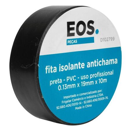 Kit Fita Isolante EOS para Instalação Elétrica 10m x 0,18m EOS - 100 Unidades