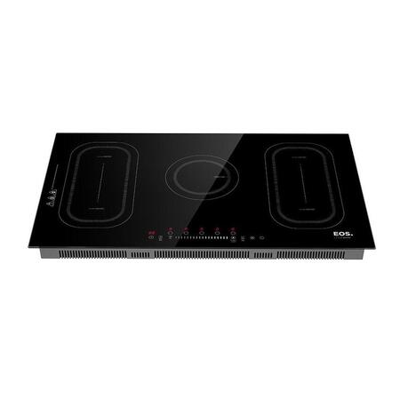 Cooktop de Indução Cinco Bocas EOS Freezone Due 9500W Preto ECI05EPF 220V