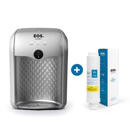 Kit 1 ano Purificador de Água EOS Premium Prata + Filtro