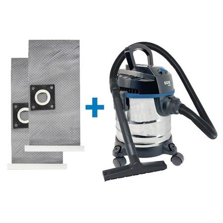 Kit Aspirador de Pó e Água EOS MaxPro 12 Litros 1400W EAI12I 110V + 2 Sacos Extras