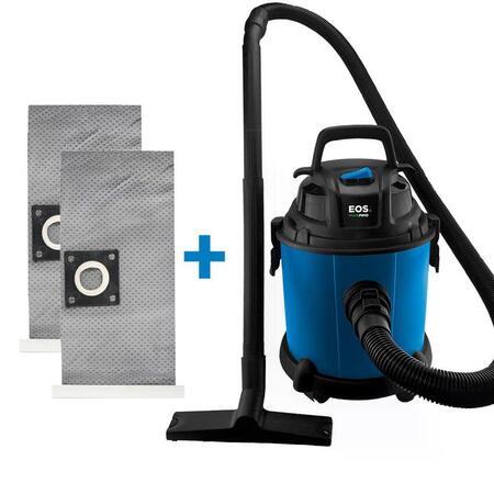Kit Aspirador de Água e Pó EOS Max Pro Eai15P 1450W 15L 110V + 2 Sacos Extras