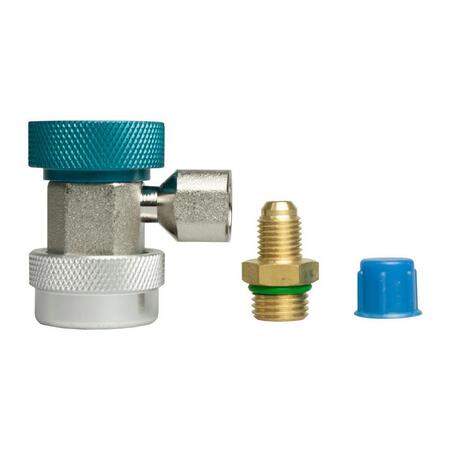 Engate Rápido Baixa para Gás R134a EOS 1/4\" SAE Macho e 1/4\" NPT Fêmea