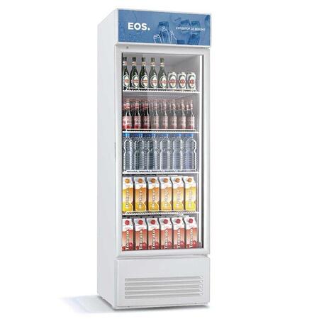 Refrigerador Expositor Vertical EOS Eco Gelo 368L EEV400B Branco 220V