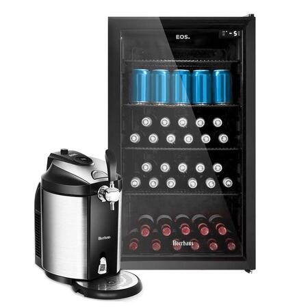 Kit Bar em Casa EOS com Cervejeira 98L e Chopeira EOS Bierhaus Inox 5 Litros 110V 110V
