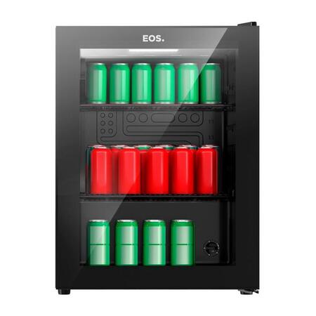 Refrigerador Expositor Vertical EOS 67 Litros Eco Gelo All Black EEV80P 220V