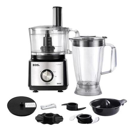 Processador de Alimentos 7 em 1 EOS EPS01I 900W Inox 110V