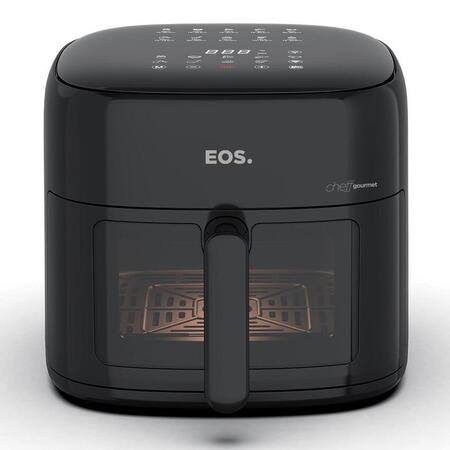 Fritadeira Sem Óleo Air Fryer EOS Chef Gourmet 6.2 Litros Compacta Digital Preto EAF60P 220V