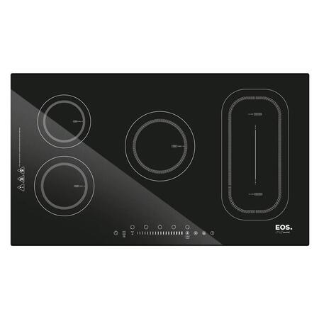Cooktop de Indução EOS Freezone Cinco Bocas Preto 9500W ECI05EPF1 220V