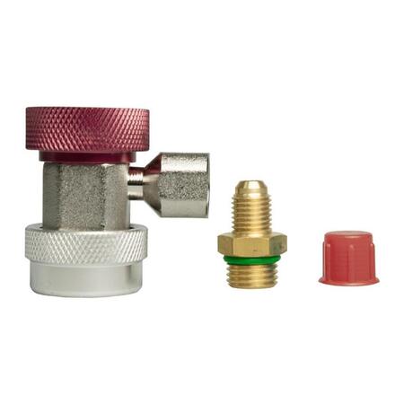 Engate Rápido Alta para Gás R134a EOS 1/4\" SAE Macho e 1/4\" NPT Fêmea