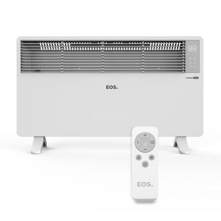 Aquecedor Elétrico EOS Comfort Heat com Painel Digital para Piso e Parede com Tecnologia Convector 1500W EAQ04 110V