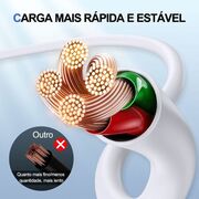 Cabo de Dados 1hora Usb x Iphone 1M Branco