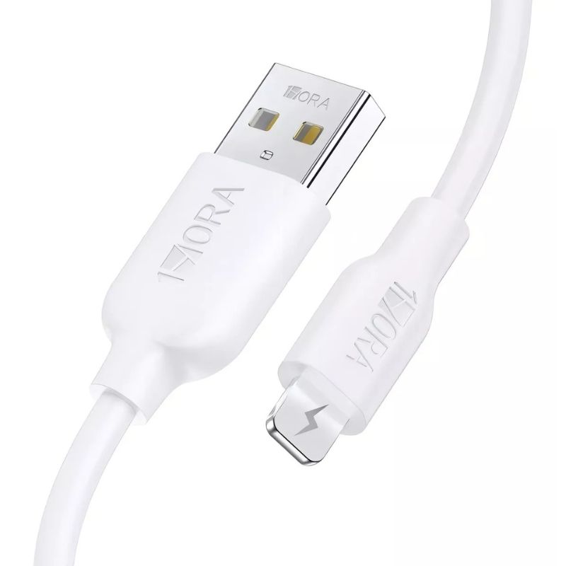Cabo de Dados 1hora Usb x Iphone 1M Branco
