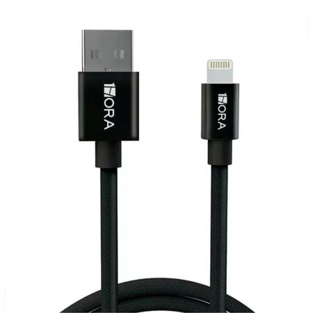 Cabo de Dados 1hora Usb x Iphone 1M 2.4A Trançado